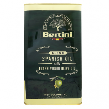 OLIVE OIL 4L, BLENDED SPANISH OIL WITH EXTRA VIRGIN OIL, BY BERTINI