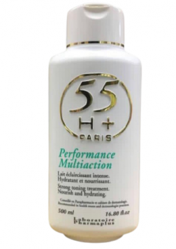 BODY LOTION,55H+ PARIS PERFORMANCE MULTI-FUNCTION 500ml,STRONG TONING TREATMENT,SCENTED GLOW,WHITE