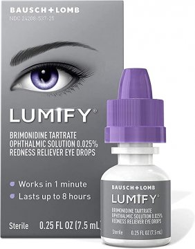EYE DROP 7.5ml,BAUSCH+LOMB,WHITENS & BRIGHTENS,WORKS IN 1 MINUTE AND LASTS UP TO 8 HOURS,BRINGS EYES INTO THE SPOTLIGHT BY LUMIFY