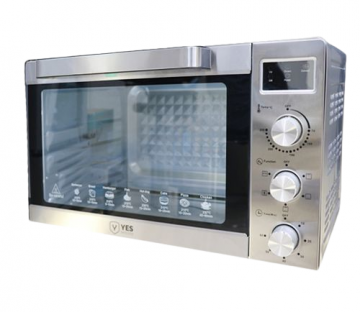 HEAVY DUTY MICROWAVE 45L,3 BUTTONS FUNCTION, TIMER,STRONG BODY CONSTRUCTION AND EASY TO GRIP HANDLE SILVER BY YES