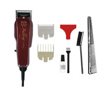 WAHL HAIR CLIPPER SIZE-0 FULL HEAD BALDING, V5000 + ELECTROMAGNETIC MOTOR,BALDING BLADE FOR ULTRA CLOSE TRIMMING,CHEMICAL RESISTANT POWER CORD,RED