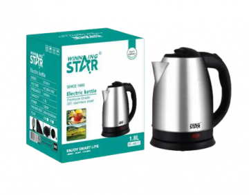 ELECTRIC PERCOLATOR 1.8L,1500W,TEMPERATURE CONTROLLER BODY,360 DEGREE ROTATIONAL BASE,220V-240V/50Hz/60HZ BY WINNING STAR