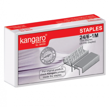 STAPLE WIRES,RUST RESISTENCE WIRES,STAINLESS STEEL MATERIAL,ORIGINAL,24/6-1M BY KANGARO
