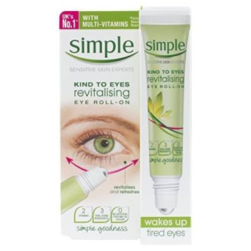 SIMPLE REVITALIZING EYE ROLL-ON 15ML, EYE CARE, HYDRATE, REVITALIZES, SOOTHES & MOISTURIZES