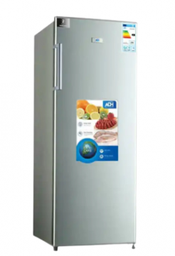 ADH 280L REFRIGERATOR,8 STORAGE COMPARTMENTS,INTEGRATED FROST FREE UPRIGHT FREEZER,HANDLE WITH INTERGRATED OPENING MECHANISM,SILVER