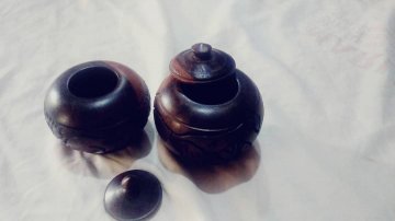 African wooden bowl