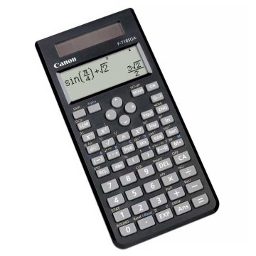CANON SCIENTIFIC CALCULATOR F-718SGA, 18-DIGITS DISPLAY, DOT MATRIX, 17 MEMORY STORE, LOGICAL CALCULATIONS, SOLAR AND BATTERY POWER SOURCE, AUTO-POWER OFF, BLACK,BY CANON