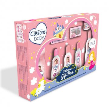 BABY GIFT PACK,MILD AND GENTLE,MOISTURISING CREAM AND LOTION,GENTLE BATHING SOAP,BABY POWDER,BY CUSSONS