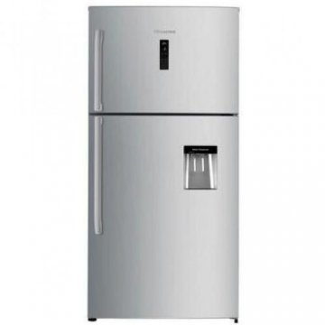 HISENSE 715L REFRIGERATOR,MODEL RT715N4ACB,DOUBLE DOOR WITH WATER DISPENSER,NO FROST,MULTI AIR FLOW,SILVER