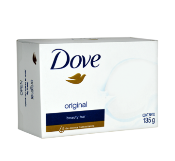 DOVE BEAUTY WHITE BAR SOAP,135g,ORIGINAL, PURE MOISTURIZING CREAM,FOR ALL SKIN TYPES
