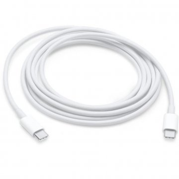 CABLE USB-C TO USB-C  2m LENGTH, USB-C CONNECTORS ON BOTH ENDS- WHITE- APPLE