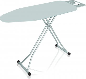 IRONING BOARD WITH IRON REST,STAINLESS STEEL,MEDIUM,HIGH QUALITY AND DURABLE BY SUNBEAM