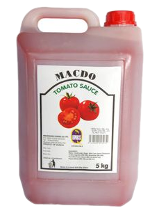 MACDO TOMATO SAUCE,5kg  JERRY-CAN, DOUBLE CONCENTRATED,THICK,BOLD TOMATO FLAVOR