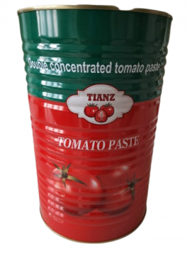 TOMATO PASTE 400g,DOUBLE CONCENTRATED,SUPER THICK,BOLD TOMATO FLAVOR,DARK RED BY TIANZ