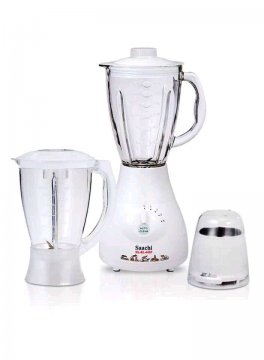 BLENDER 1.5L,3 in1,ULTRA-SHARP STEEL BLADES,HIGH QUALITY AND DURABLE,WHITE BY SAACHI