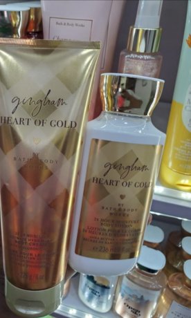 Gingham Heart of Gold Body Cream & Lotion