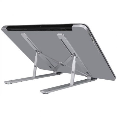 LAPTOP STAND,ALUMINUM ALLOY,ADJUSTABLE,SILVER COLOR,FOUR LEVEL ANGLE