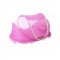 BABY NEST 0-12 MONTHS,COMFORTABLE,PORTABLE,CONVENIENT DESIGN,STYLISH,TWO WAY ZIPPER BABY CRIB MOSQUITO NET,PINK