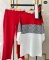 LONG SLEEVED SWEATER WITH TROUSERS,ELEGANT,MULTI-COLOR