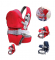 BABY CARRIER 3-24 MONTHS,SMOOTH NYLON MATERIAL,DURABLE,CUSHION DESIGN,KANGAROO STYLE SHAPE,ADJUSTABLE SNAPS,STRAPS AND BUCKLES,RED BY WILLBABY