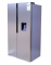 ADH REFRIGERATOR 658L,WATER DISPENSER,SIDE BY SIDE WIDE 2 DOORS,LOOKS CLASSIC,UNIQUE,EASY SLIDE BIG DRAW FUNCTION,ADJUSTABLE LEVELING LEGS,SILVER