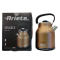 ARIETE CLASSIC ELECTRIC KETTLE ART2864, 1.7L, 2000W, REFINED DESIGN, AUTO SHUT OFF SYSTEM, INFUSIONS AND HERBAL TEAS FILTER, ERGONOMIC HANDLE - COPPER