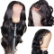 BRAZILIAN HUMAN WIG 22INCH BODY WAVE,SOFT AND THICK,PRE PLUCKED NATURAL HAIRLINE,ADJUSTABLE STRAPS,TOP QUALITY HUMAN HAIR,BLACK