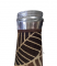 CANISTER GLASS JAR 1.5L WITH WOVEN INSULATION,PLASTIC AIRTIGHT SEAL,PREMIUM QUALITY,DECORATIVE,DURABLE,BROWN