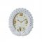 PEACOCK WALL CLOCK, WHITE COLOR, PLASTIC MATERIAL