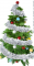 CHRISTMAS TREE 6ft, A PACK OF 50PCS 12 INCH METALLIC BALLOONS,8PCS OF 50mm CHRISTMAS BALL ORNAMENTS, AND 5PCS OF CHRISTMAS GARLAND TINSEL HANGING STRINGS