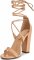 HIGH HEEL FOR LADIES,LACE UP,SYNTHETIC LEATHER,OPEN TOE,CHUNKY  BY CHARLES ALBERT