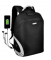 LAPTOP BACKPACK,6 ZIPPERED POCKETS,2 SHOULDER STRAPS,ANTI-WRINKLE,ANTI-THEFT AND ANTI-VIBRATE,BLACK