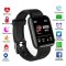 SMART WRISTBAND WATERPROOF FITNESS TRACKER BRACELET, BLACK, WITH A CHARGEABLE PORT, 4.0 BLUETOOTH, 80mAh BATTERY CAPACITY, OPTICAL HEART RATE SENSOR.