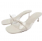 HEEL SHOES FOR LADIES,2inch,HIGH QUALITY CORE,CLEAR STRAP,OPEN TOE,SLIP-ON,SMOOTH,ZARA