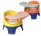 KIDS FEEDING CHAIR, BOOSTER SEAT, SOFT BASE, SQUEAKY SOUND, CUP HOLDER, PLASTIC- MULTI COLOR