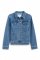 DENIM JACKET,CLASSIC,TWO FLAP POCKETS,TWO SIDE POCKETS,SINGLE BREAST BUTTONS,CASUAL WEAR FOR WOMEN,BLUE