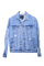 DENIM JACKET,CLASSIC,TWO FLAP POCKETS,TWO SIDE POCKETS,SINGLE BREAST BUTTONS,CASUAL WEAR FOR WOMEN,BLUE