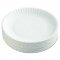 DISPOSABLE PAPER PLATE 9inch,WHITE,PACK OF 25 PIECES,FOR SERVING EATABLES BY GALAXY PACK