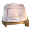 POP-UP MOSQUITO NET FOR BEDS,PORTABLE FOLDING DESIGN WITH NET BOTTOM  TUCK-IN, DOUBLE ENTRY DOORS WITH  TWO-WAY ZIPPERS, DIFFERENT SHAPES, HIGH QUALITY, POLYSTER