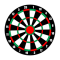 DART BOARD,6 STEEL DARTS,MULTICOLOR,DURABLE AND HIGH-QUALITY