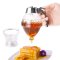HONEY DISPENSER 237ml,GLASS,CHROME-PLATED LID AND HANDLE,HIGH QUALITY AND DURABLE,CLEAR BY NORPRO