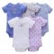 BODYSUIT PACK OF 5 PCS, CUTE COTTON SHORT SLEEVES,BREATHABLE,COMFORTABLE,CRAWLING,NEW BORN CLOTHES