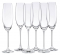 WINE GLASSES,FLUTE,LONG STEMMED,6 PIECES,MEDIUM,HIGH QUALITY AND DURABLE