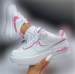 NIKE AIR FORCE 1 SHOES FOR LADIES,LEATHER, FIT FOR CASUAL WEAR, COMES IN A PAIR