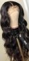 BODY WAVE LACE FRONT WIG, NATURAL HUMAN HAIR, FULL, THICK, SOFT AND MOISTURIZED