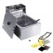 DEEP FRYER AND POTATO CHIPPER,6 LITRE,STAINLESS STEEL,SILVER COLOR