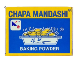 CHAPA MANDASHI BAKING POWDER ,CARTON OF 100g OR 4kg,ULTIMATE CHOICE FOR ALL YOUR BAKING PURPOSES GIVING PERFECT BAKING EVERY TIME, WHITE COLOUR WITH ULTRA-SUPERIOR QUALITY INGREDIENTS